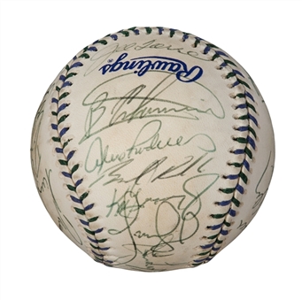 1998 MLB All Star Team Signed Ball from the Larkin Collection (Barry Larkin LOA & JSA LOA)